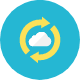 Refresh Cloud 2 icon - Free transparent PNG, SVG. No Sign up needed.