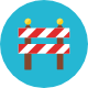 Road Block icon - Free transparent PNG, SVG. No Sign up needed.