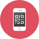 Smartphone Qrcode icon - Free transparent PNG, SVG. No Sign up needed.
