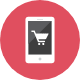 Smartphone Shopping icon - Free transparent PNG, SVG. No Sign up needed.