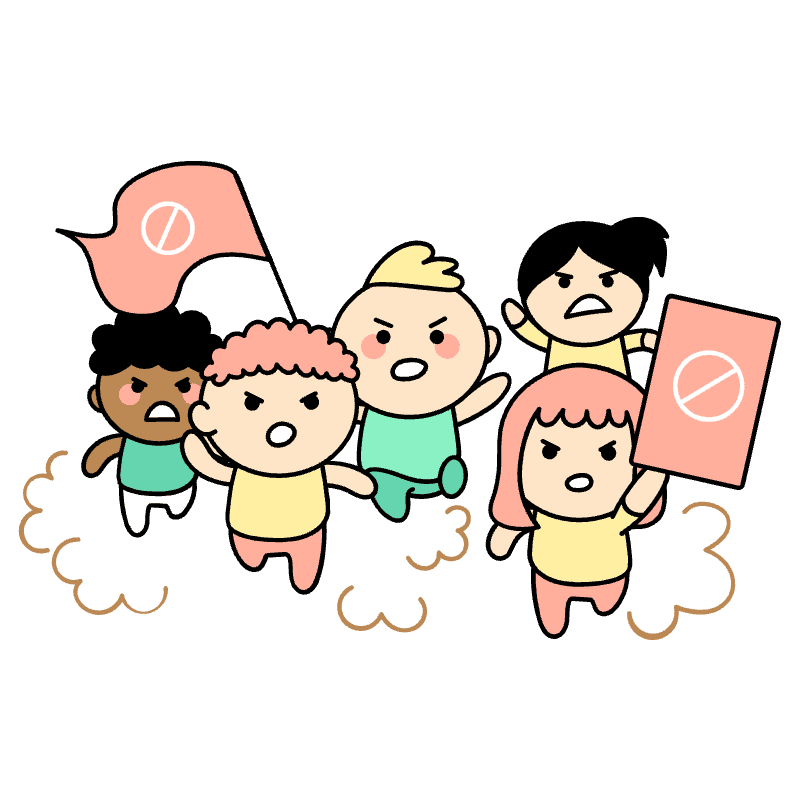 Streamlinehq Riots Protests With Posters Signsflags Activism Environment 200 Illustration from Seoul Set