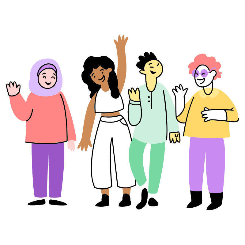 DIVERSITY UNITY Illustration from Barcelona Set