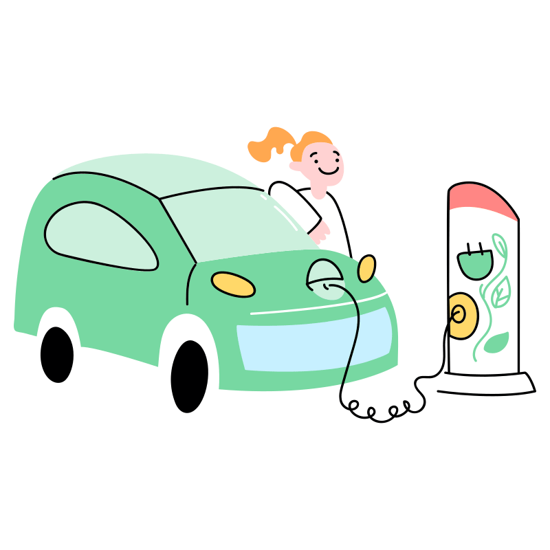 ECO FRIENDLY Illustration from Barcelona Set