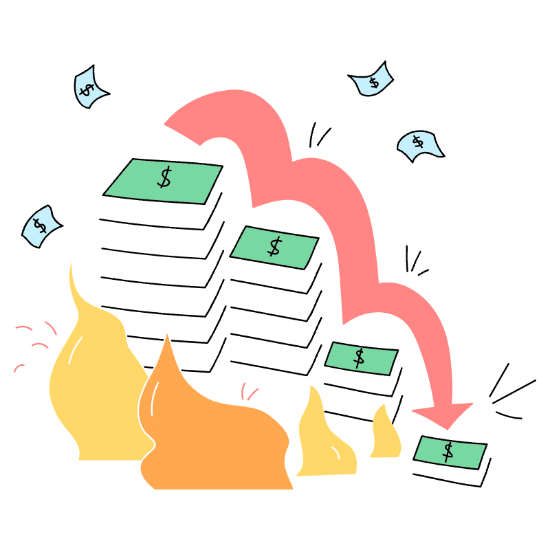 Business Graph 1 Illustration from Barcelona Set