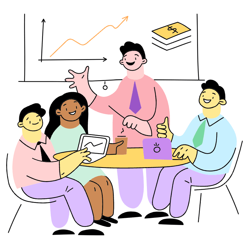 Business Presentation 1 Illustration from Barcelona Set