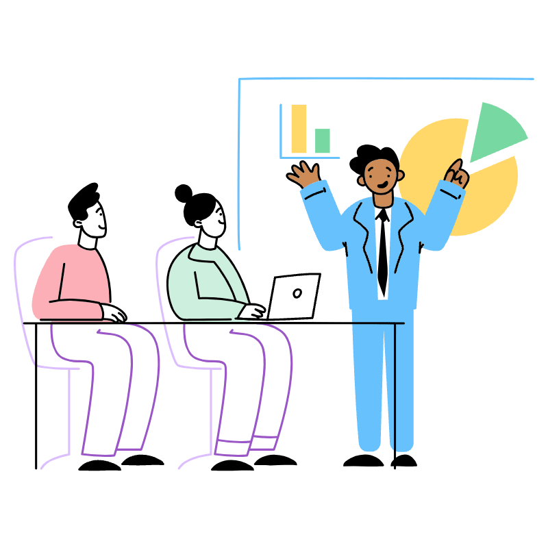 Business Presentation 2 Illustration from Barcelona Set