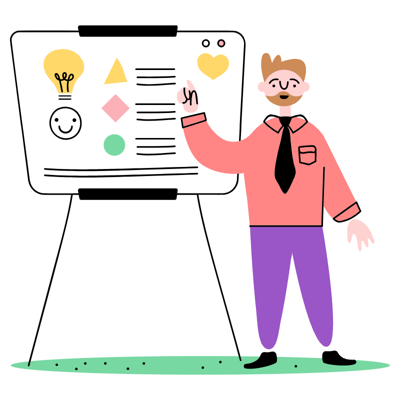 BUSINESSMAN KEYNOTE Illustration from Barcelona Set