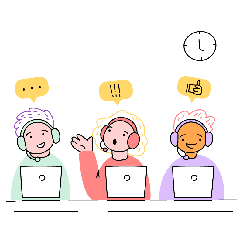 CALL CENTER 1 Illustration from Barcelona Set