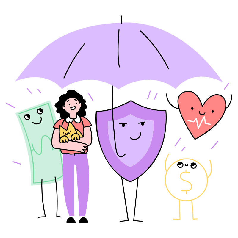INSURANCE Illustration from Barcelona Set