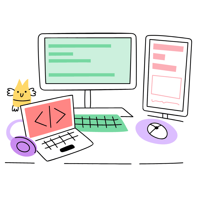 DEVELOPER DESK 1 Illustration from Barcelona Set