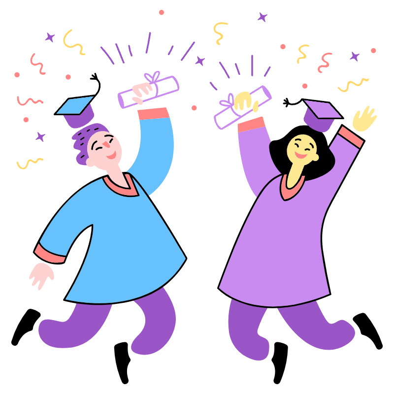 Graduation 1 Illustration from Barcelona Set