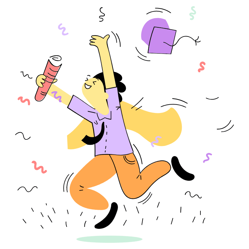 Graduation 2 Illustration from Barcelona Set