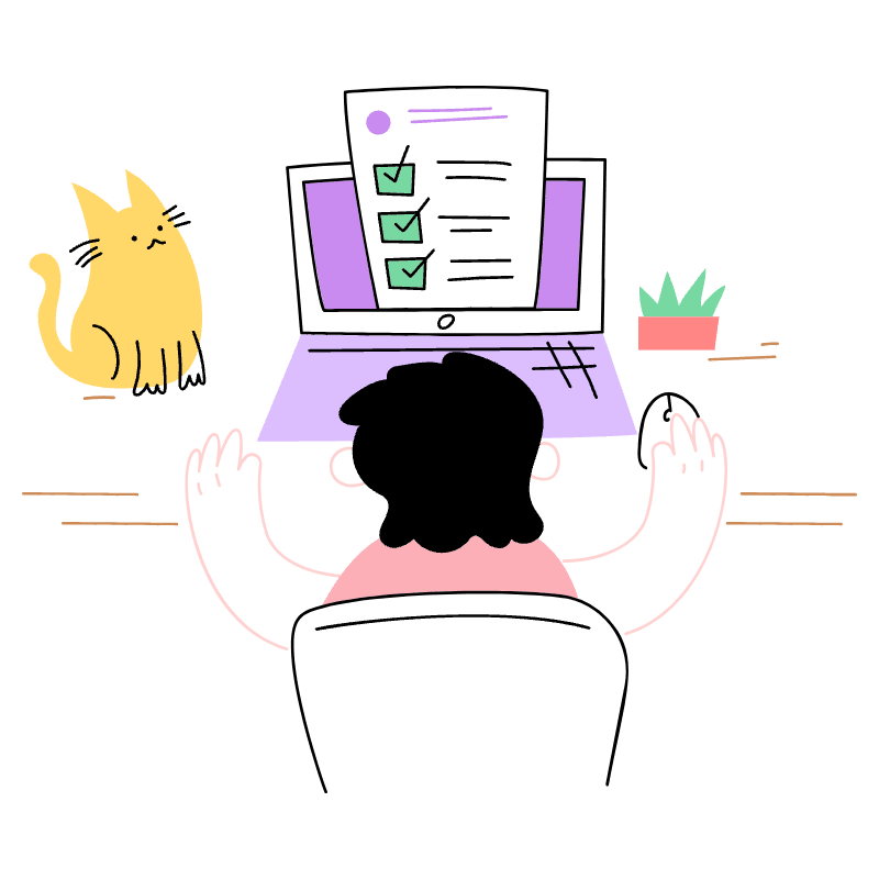 ONLINE EXAM 1 Illustration from Barcelona Set