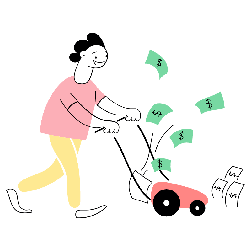 Becoming Rich 1 Illustration from Barcelona Set