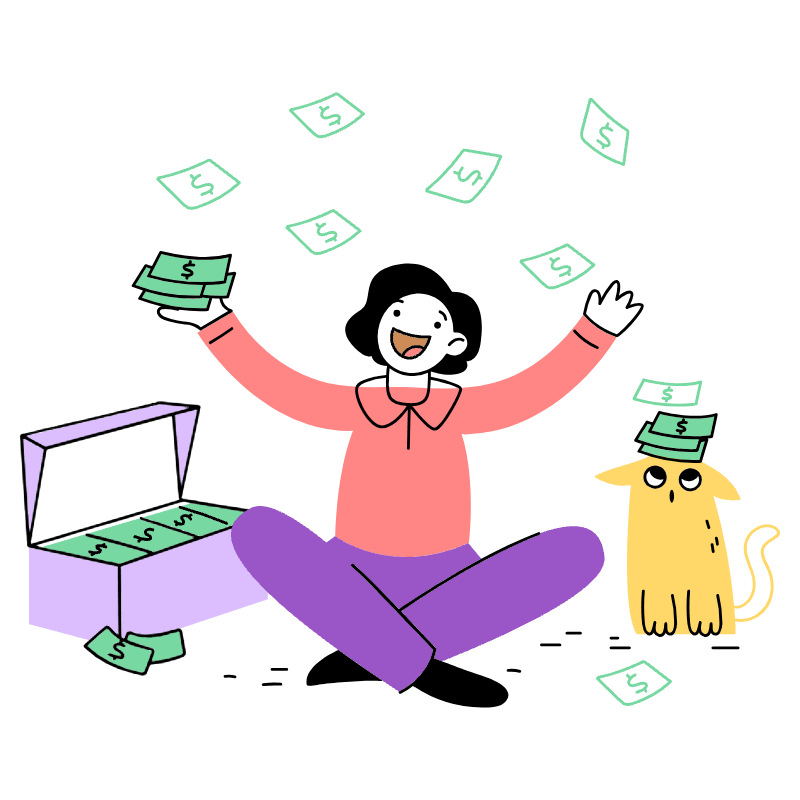 Becoming Rich 2 Illustration from Barcelona Set