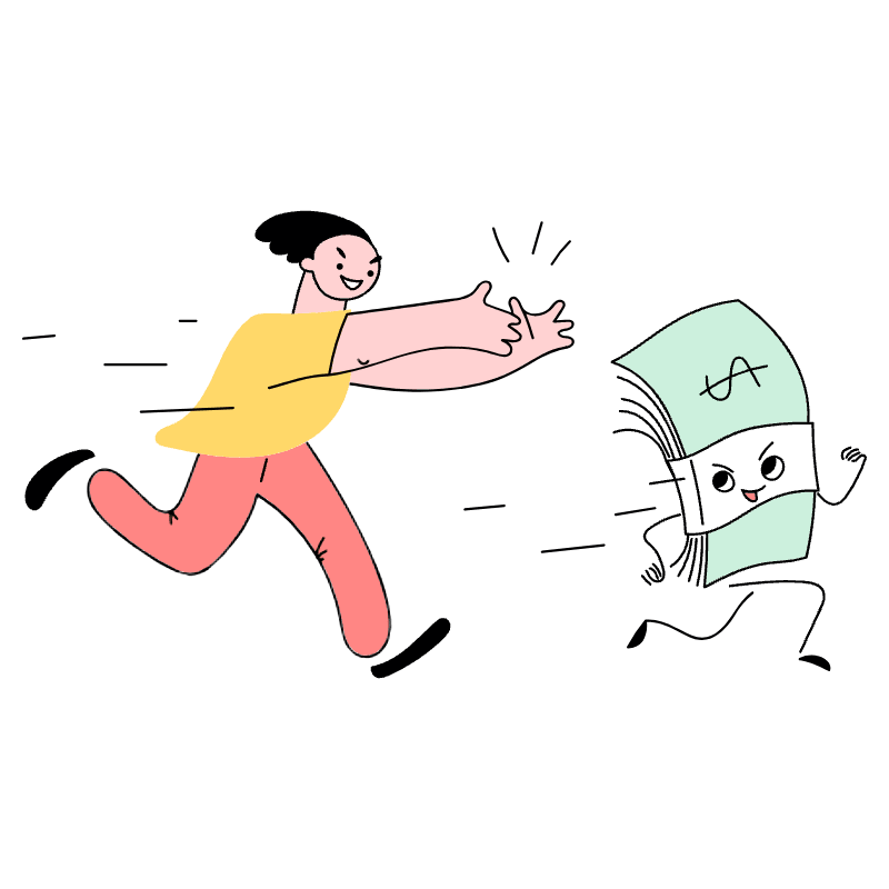 CHASING MONEY Illustration from Barcelona Set