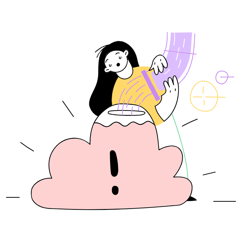 Disk Full Illustration from Barcelona Set