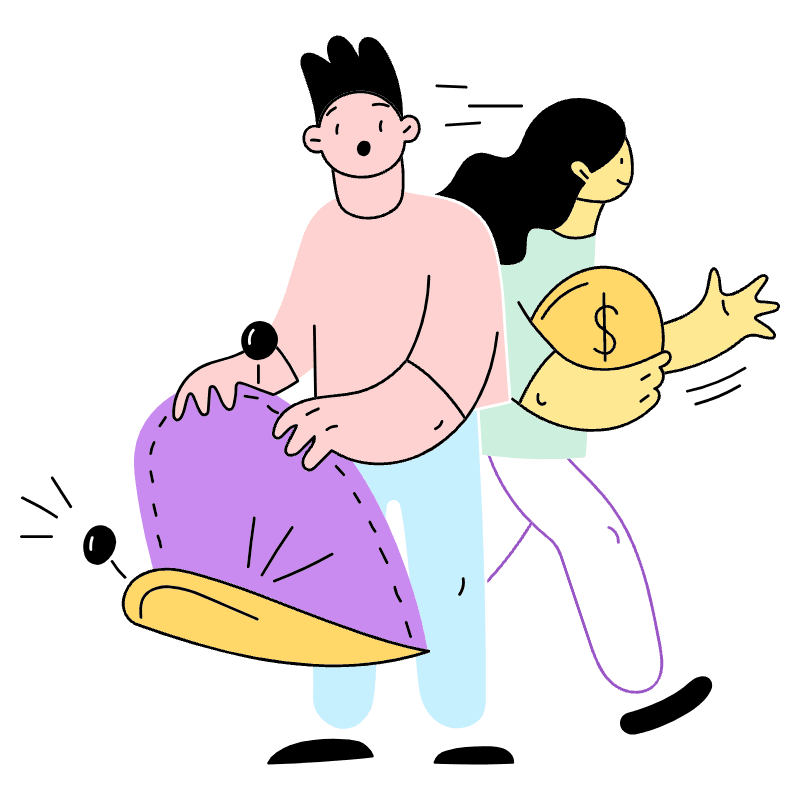 Ecommerce Zero Purchases Illustration from Barcelona Set
