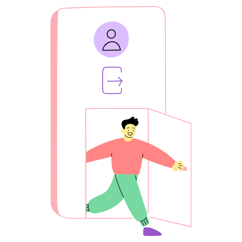 Logged Out 2 Illustration from Barcelona Set