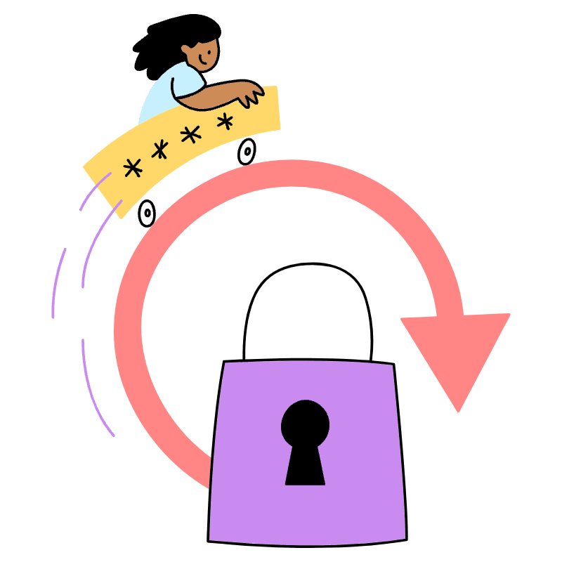 Reset Password 1 Illustration from Barcelona Set