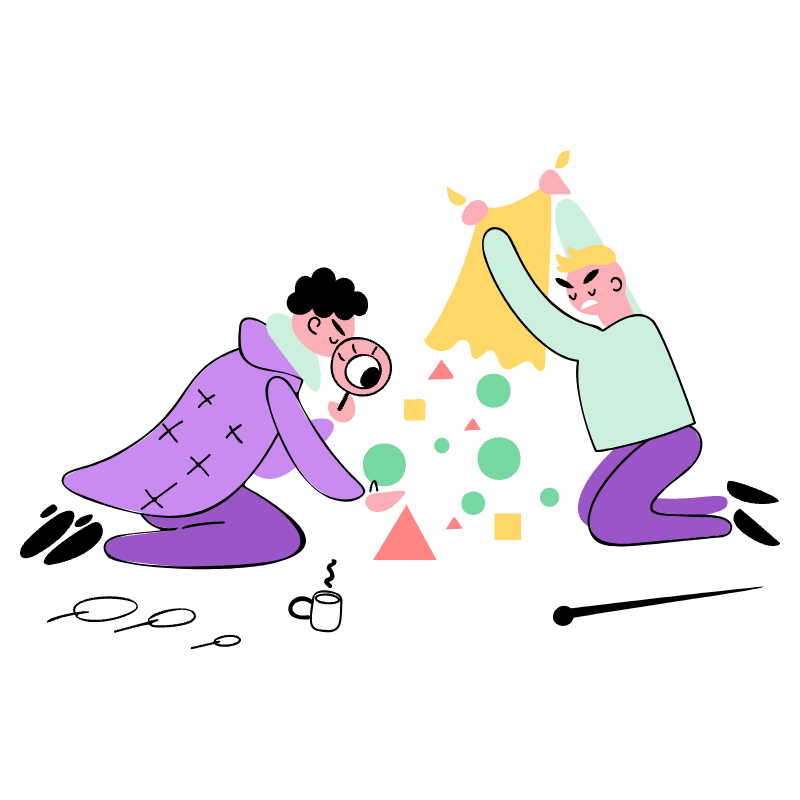 Searching 1 Illustration from Barcelona Set