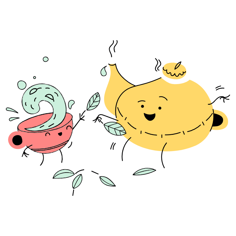 COFFEE TEA 1 Illustration from Barcelona Set