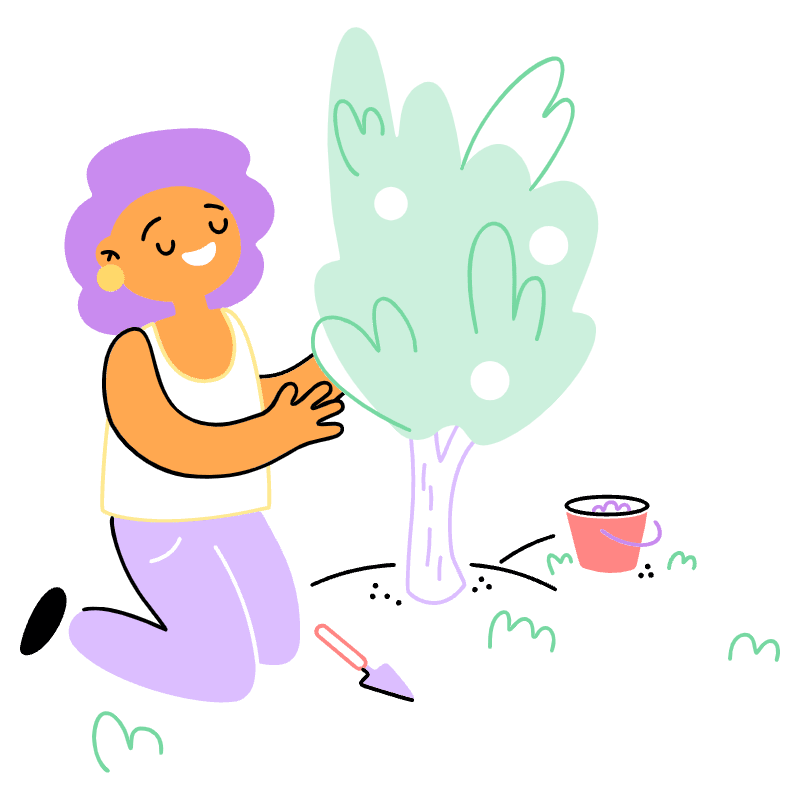 GROW PLANTS 2 Illustration from Barcelona Set