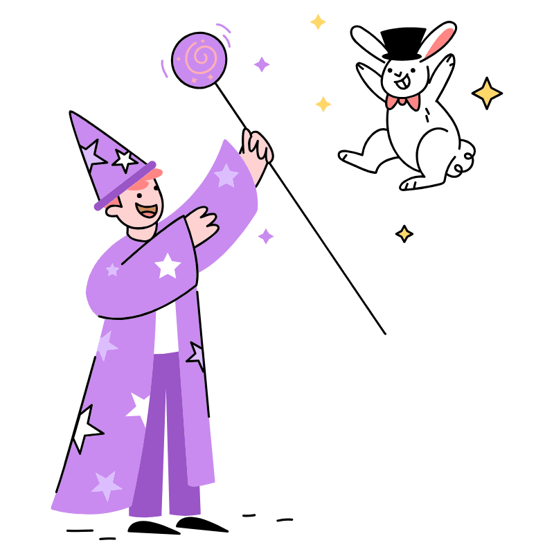 Magician 2 Illustration from Barcelona Set