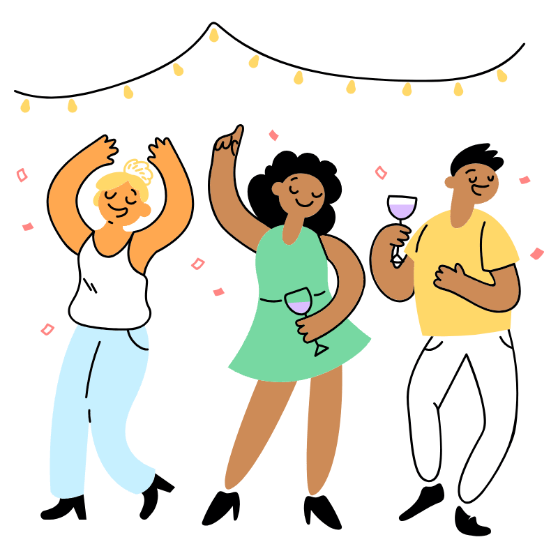 Party 1 Illustration from Barcelona Set