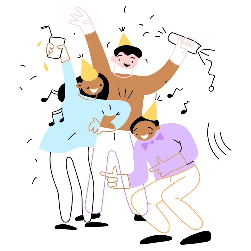 Party 3 Illustration from Barcelona Set