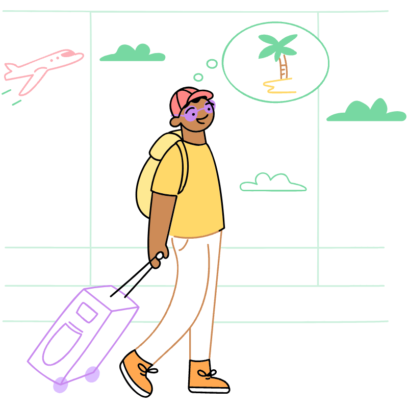 Trips 3 Illustration from Barcelona Set