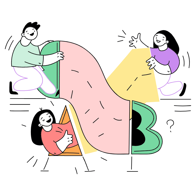 A B Testing Illustration from Barcelona Set