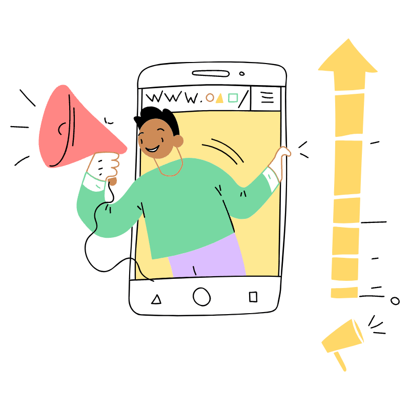 DIGITAL ADS 1 Illustration from Barcelona Set