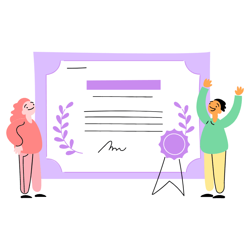 Certificate 1 Illustration from Barcelona Set