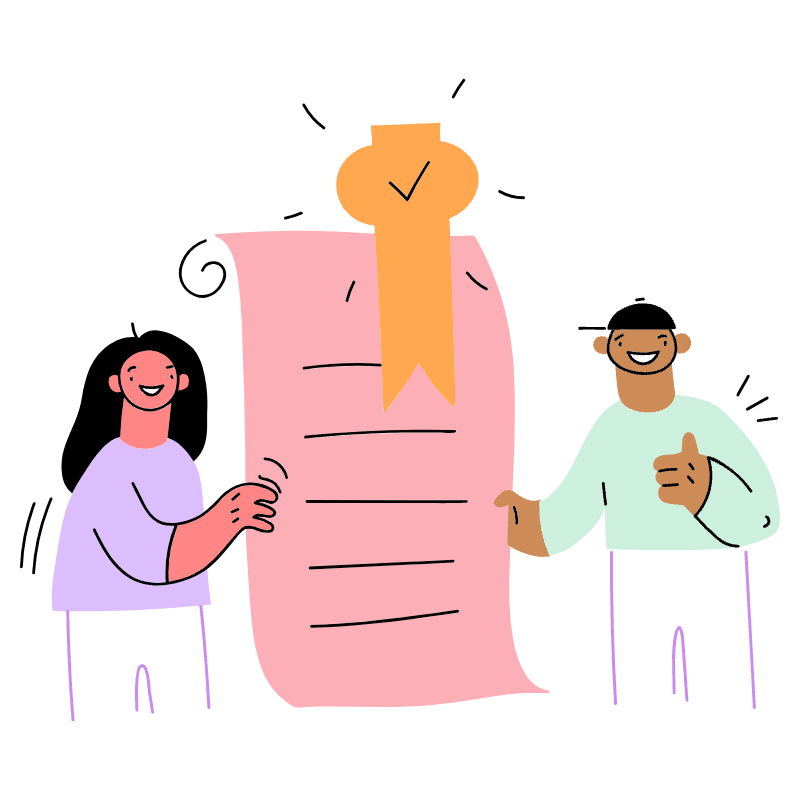 Certificate 2 Illustration from Barcelona Set