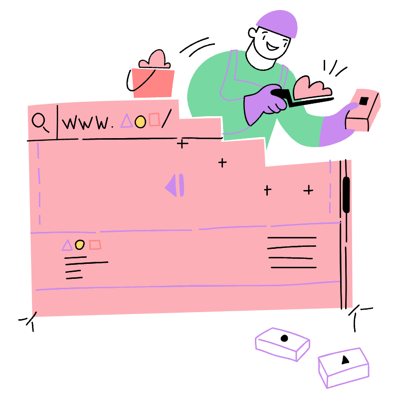 SITE BUILDER 1 Illustration from Barcelona Set