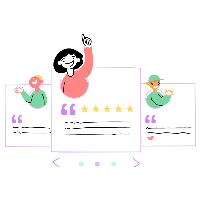 Testimonial 1 Illustration from Barcelona Set