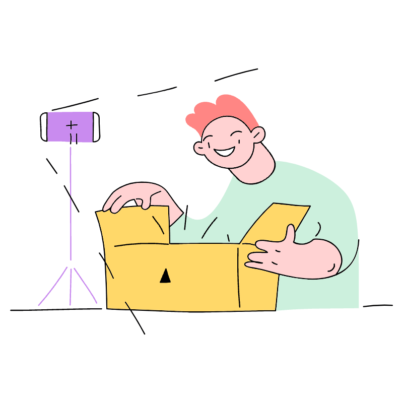 UNBOXING PRODUCT 1 Illustration from Barcelona Set