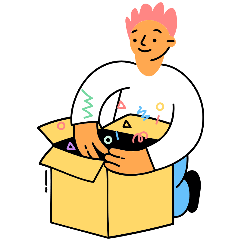 UNBOXING PRODUCT 2 Illustration from Barcelona Set