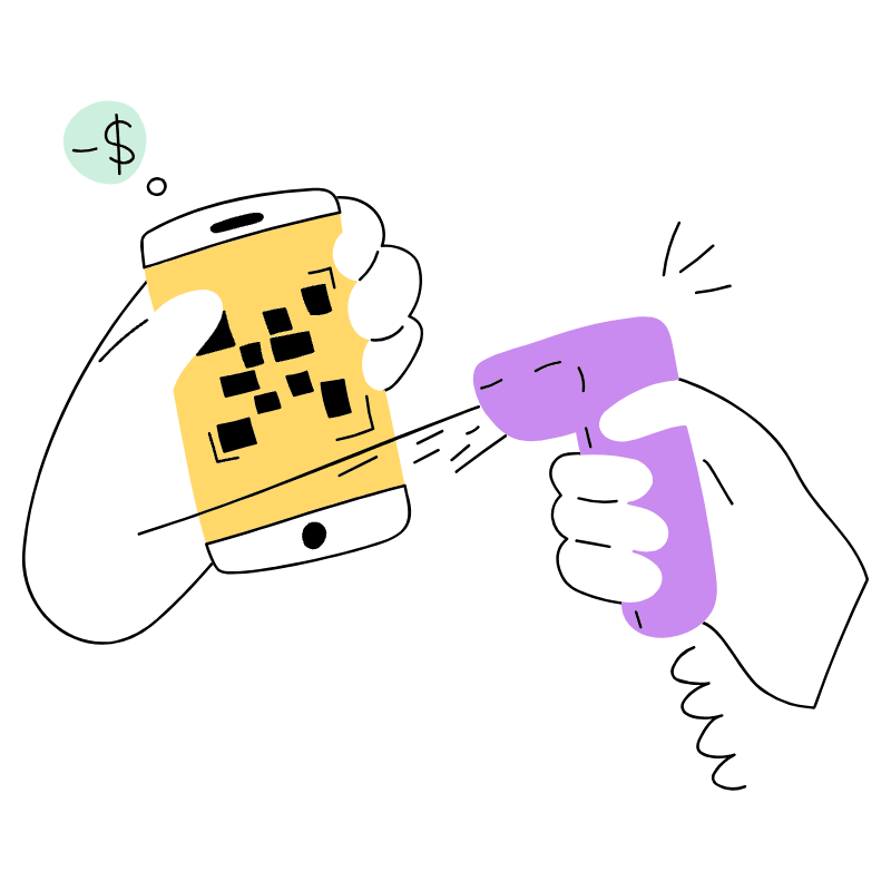 QR CODE 1 Illustration from Barcelona Set