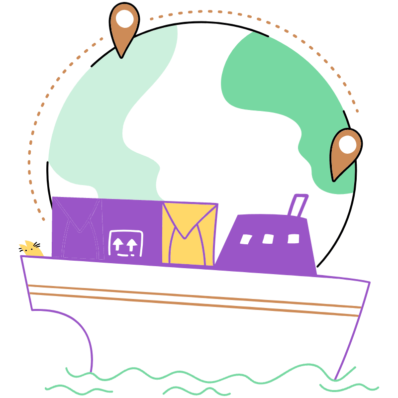 SHIPPING 2 Illustration from Barcelona Set