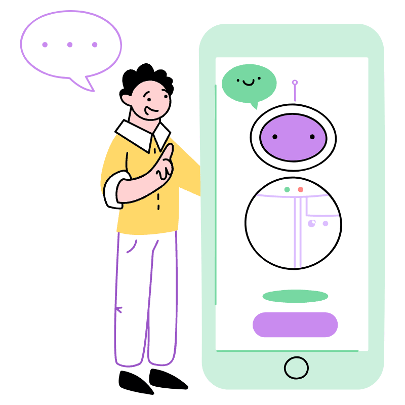 VIRTUAL ASSISTANT 1 Illustration from Barcelona Set