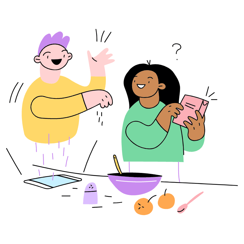 Virtual Assitant Illustration from Barcelona Set