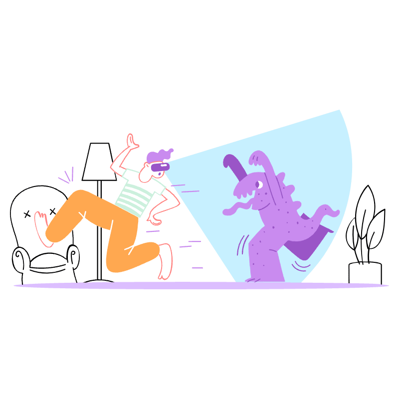 Virtual Reality 1 Illustration from Barcelona Set