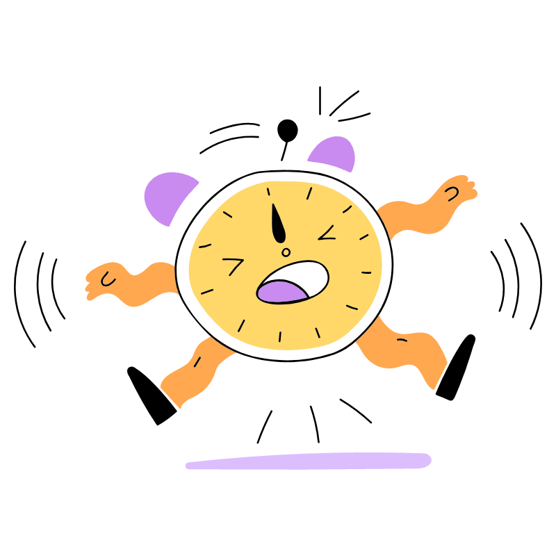 ALARM RINGING 1 Illustration from Barcelona Set