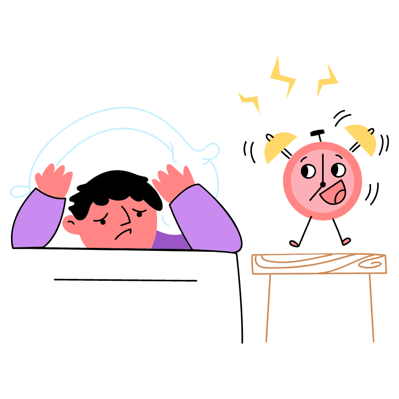 ALARM RINGING 2 Illustration from Barcelona Set