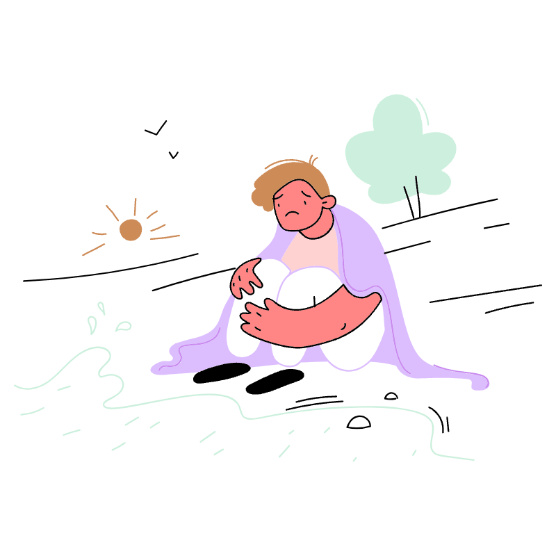 Feeling Lonely 2 Illustration from Barcelona Set