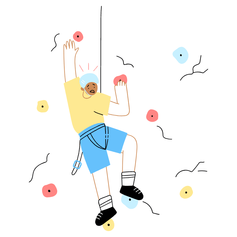 Outside Comfort Zone Illustration from Barcelona Set