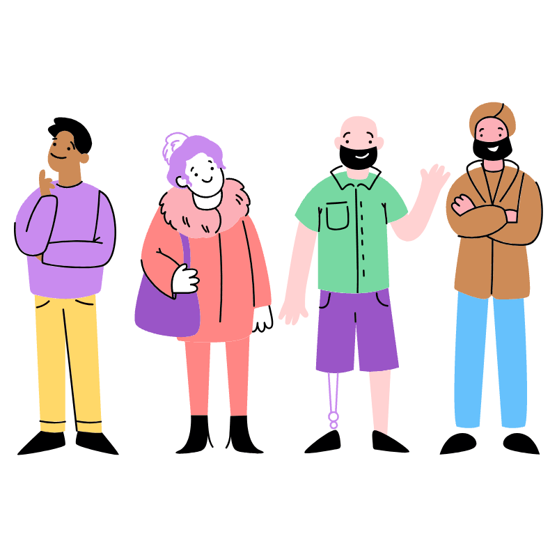 People 1 Illustration from Barcelona Set