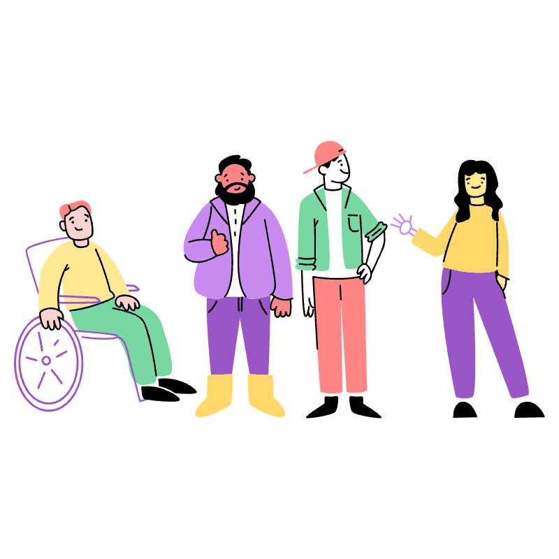 People 2 Illustration from Barcelona Set